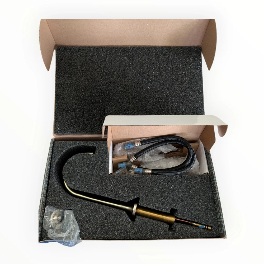 Brizo Odin 1.5 GPM Widespread Bathroom Faucet Less Handles Brushed Nickel As Is